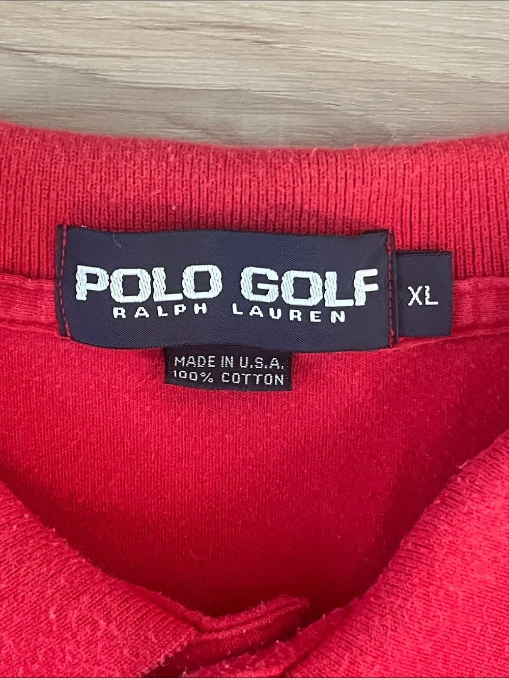 Polo Golf by Ralph Lauren Red Men’s Short Sleeve Polo Shirt